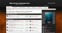 Desktop Screenshot of nightmare-horrormovies.de